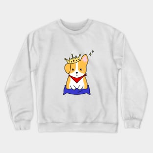 Cinnamon the Corgi - Royal Pupper Crewneck Sweatshirt